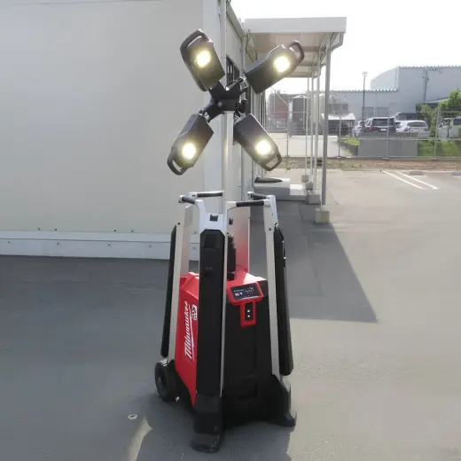 Milwaukee MXFTL portable battery tower light 8