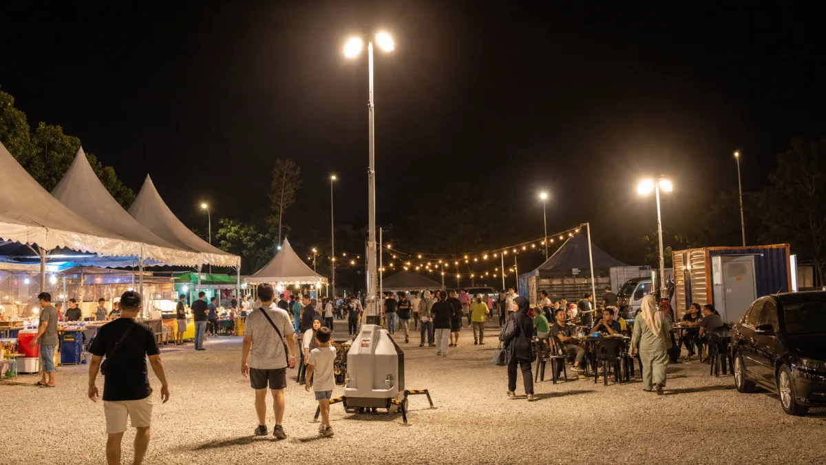 Outdoor Event Lighting