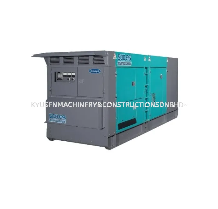 Gambar katalog Denyo; sahkan gambar unit DCA-125ESK semasa dengan Kyusen.