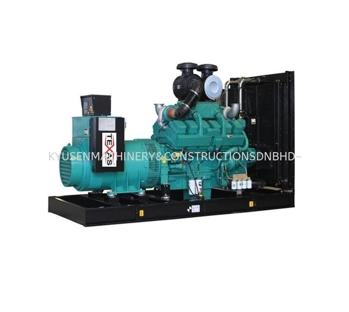 Texas 1000kVA Cummins generator photograph from Kyusen’s rental catalogue